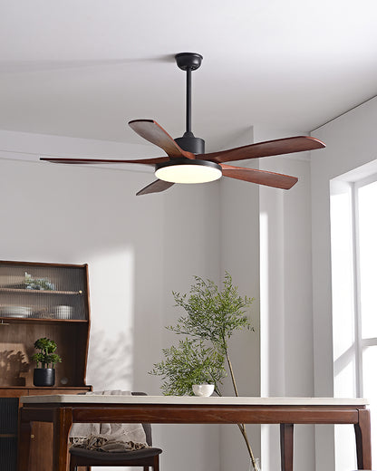WOMO 5 Blade Modern Ceiling Fan Lamp - WM5206