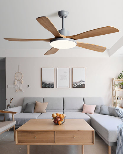 WOMO 5 Blade Modern Ceiling Fan Lamp - WM5206