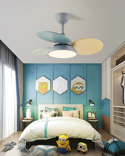 WOMO Modern Children Ceiling Fan Lamp - WM5207