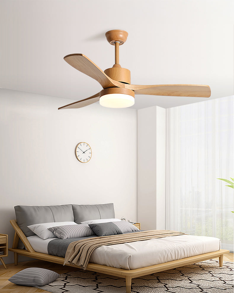 WOMO Moderne Holz-Deckenventilatorleuchte – WM5209