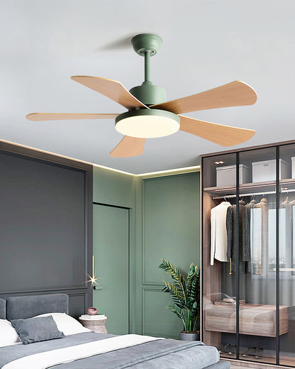 WOMO 5 Blade Children Ceiling Fan Lamp-WM5211