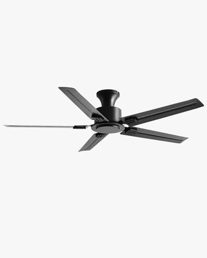 WOMO Low Profile Black Blade Ceiling Fan-WM5217a