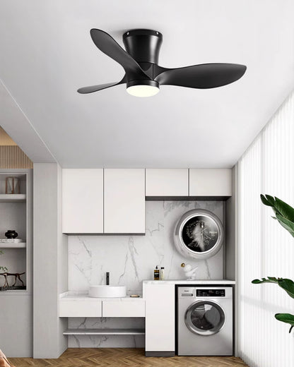 WOMO 3 Blade Small Ceiling Fan Lamp-WM5218