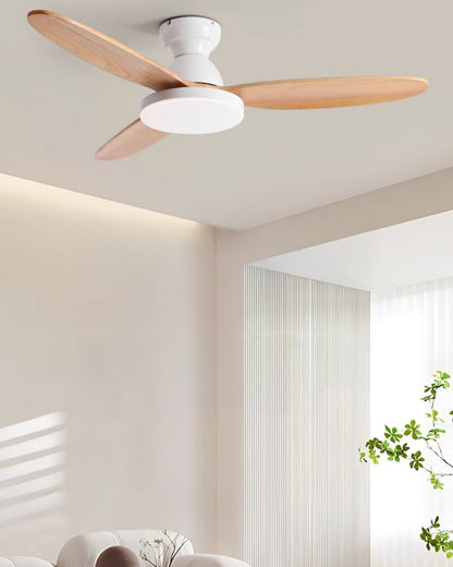 WOMO 3 Blade Low Profile Ceiling Fan Lamp - WM5230