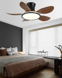 WOMO Moderne Flachbau-Deckenventilatorleuchte – WM5239