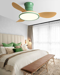 WOMO Moderne Flachbau-Deckenventilatorleuchte – WM5239