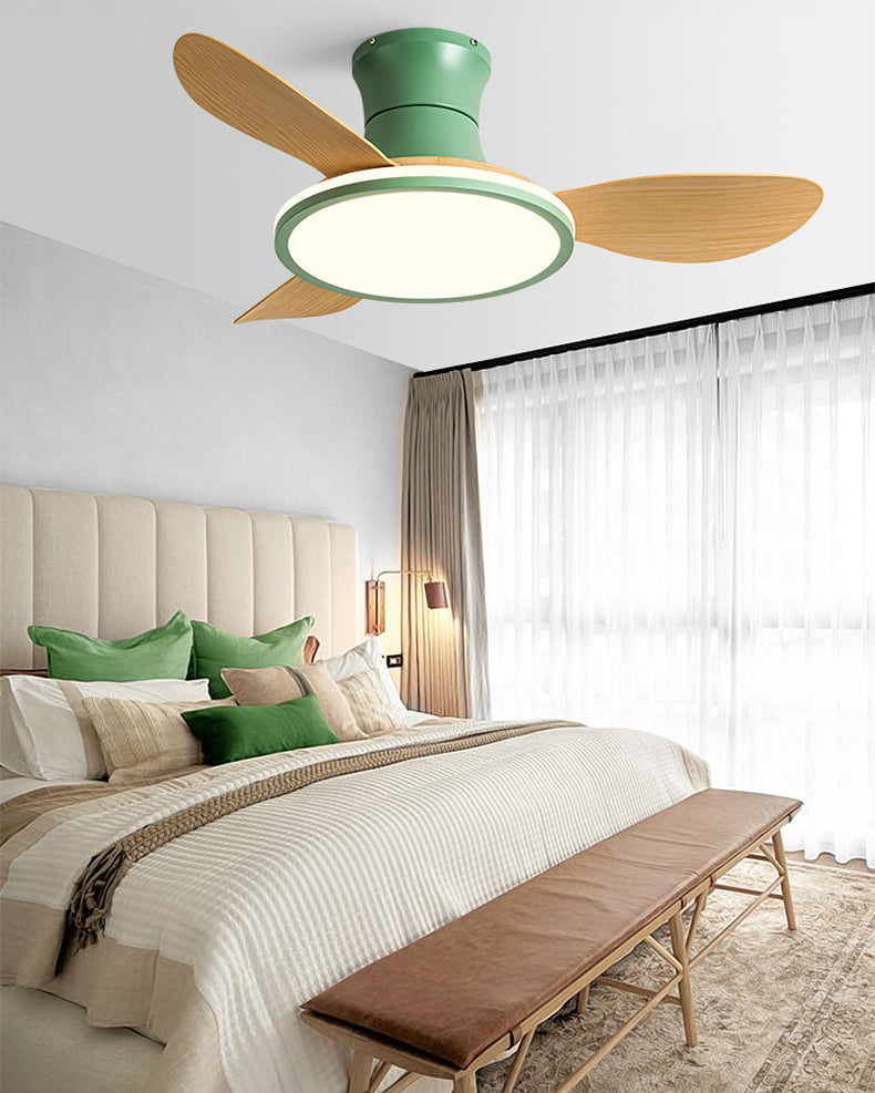 WOMO Moderne Flachbau-Deckenventilatorleuchte – WM5239