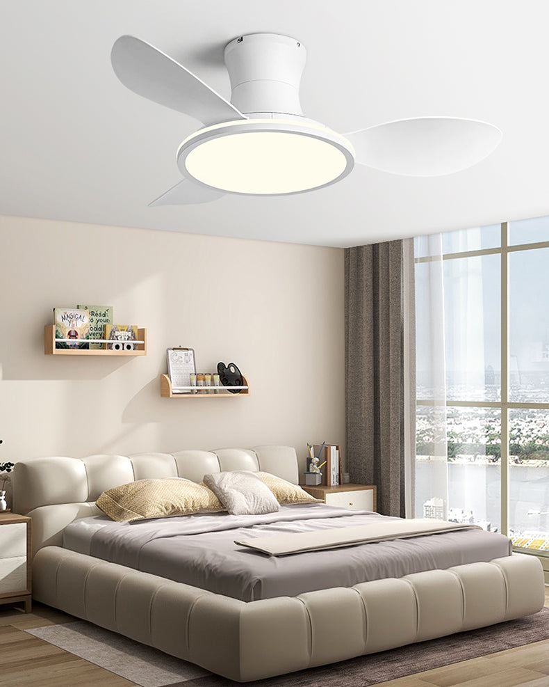 WOMO Moderne Flachbau-Deckenventilatorleuchte – WM5239