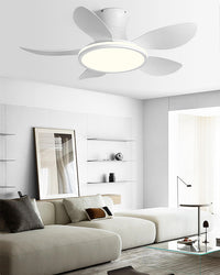 WOMO Moderne Flachbau-Deckenventilatorleuchte – WM5239