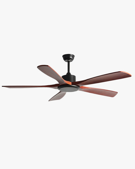 WOMO Modern 5 Wood Blade Ceiling Fan - WM5244