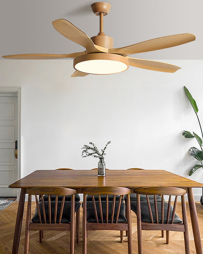 WOMO 5 Blade Ceiling Fan Lamp - WM5245b