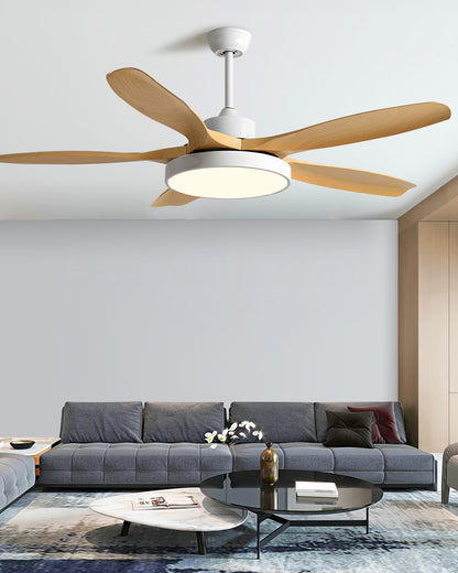 WOMO 5 Blade Ceiling Fan Lamp - WM5245b