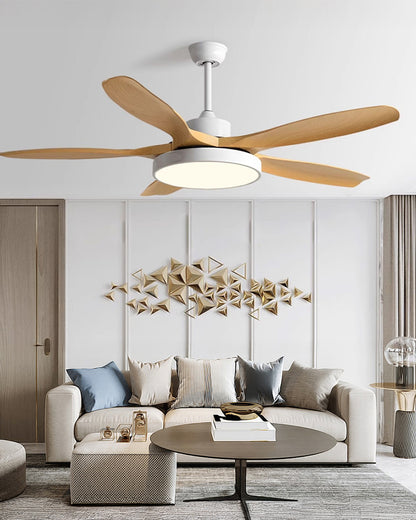 WOMO 5 Blade Ceiling Fan Lamp - WM5245b