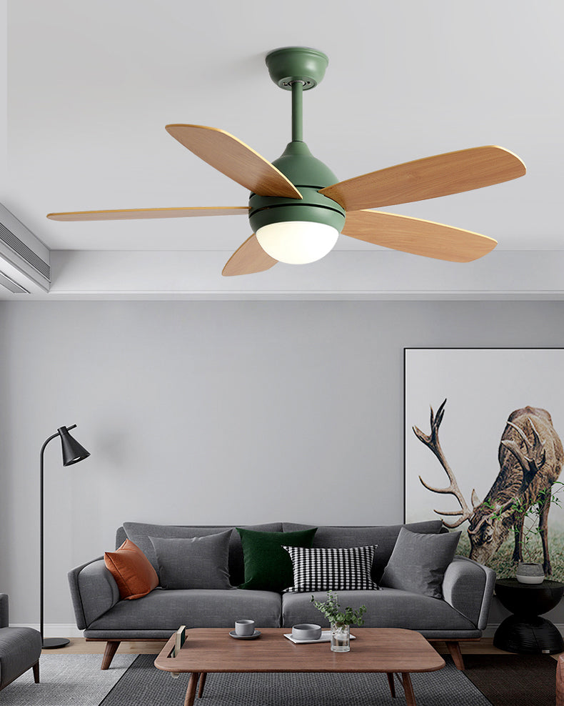 WOMO Modern 5 Blade Ceiling Fan Lamp - WM5247