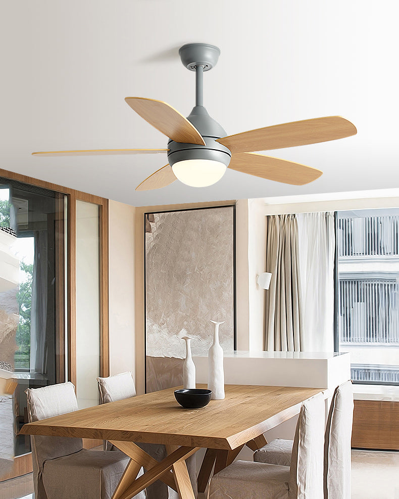 WOMO Modern 5 Blade Ceiling Fan Lamp - WM5247