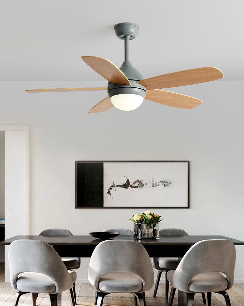 WOMO Modern 5 Blade Ceiling Fan Lamp - WM5247