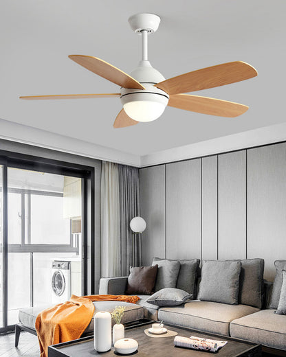 WOMO Modern 5 Blade Ceiling Fan Lamp - WM5247