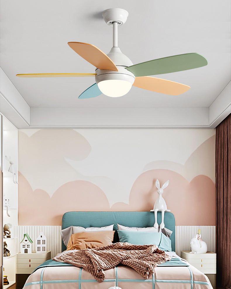 WOMO Modern 5 Blade Ceiling Fan Lamp - WM5247