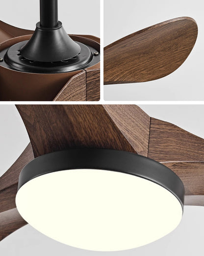 WOMO 3 Blade Modern Ceiling Fan Lamp - WM5249