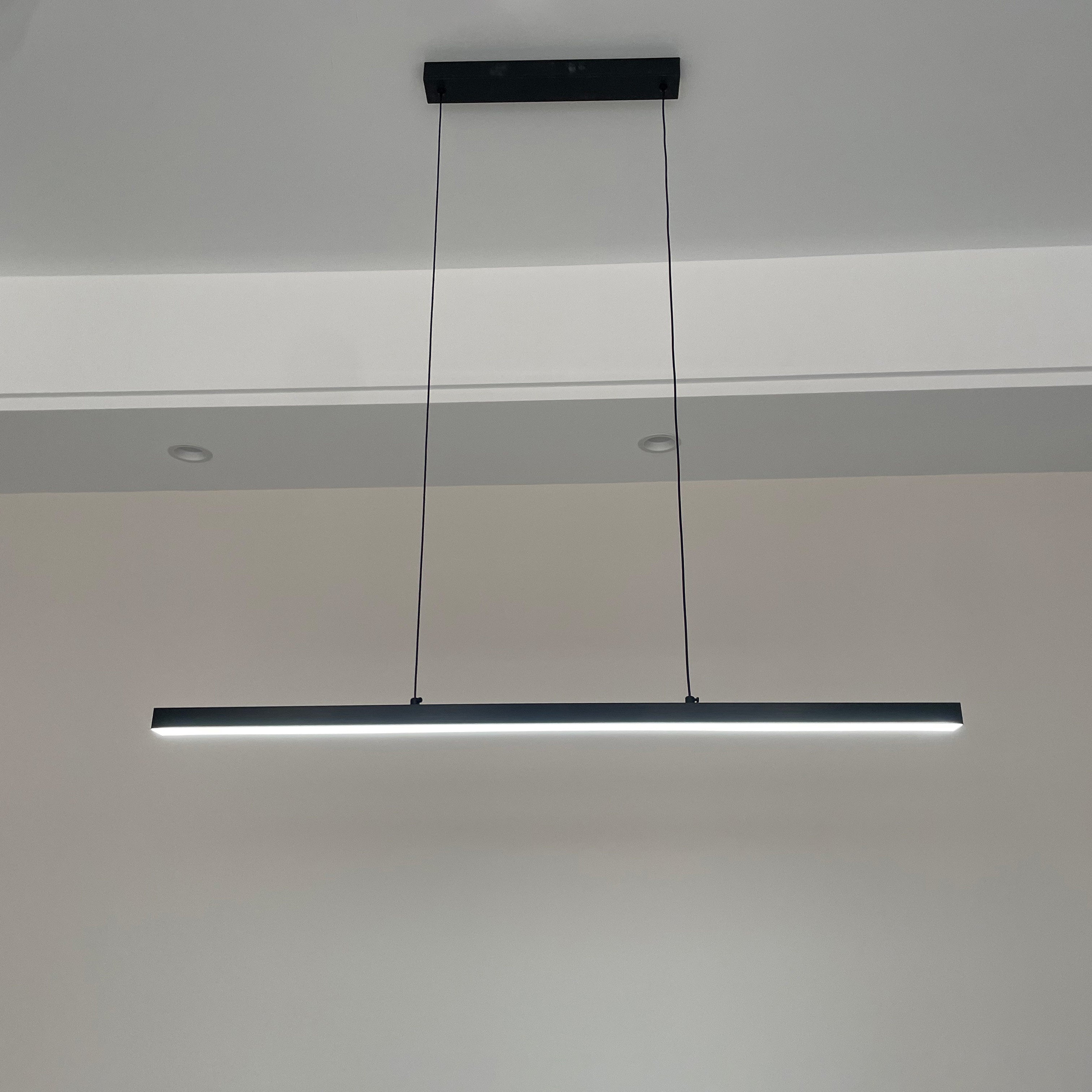 WOMO Länglicher LED Kronleuchter Esstisch Schlicht-WM2011