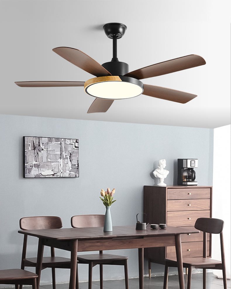 WOMO 5 Blade Modern Ceiling Fan Lamp - WM5250