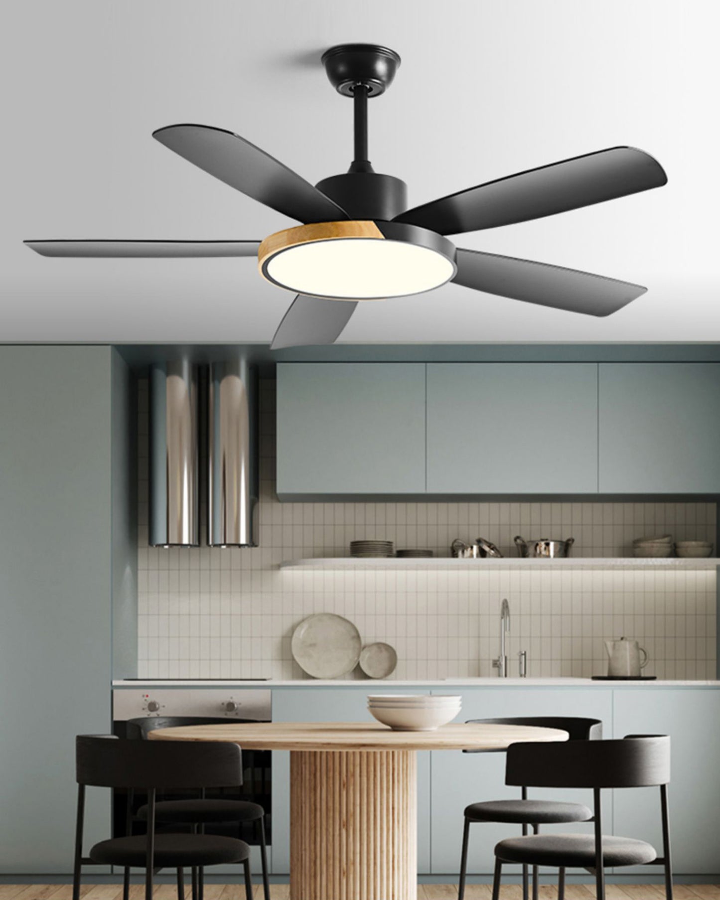 WOMO 5 Blade Modern Ceiling Fan Lamp - WM5250