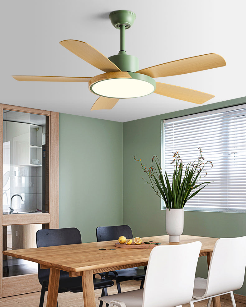 WOMO 5 Blade Modern Ceiling Fan Lamp - WM5250