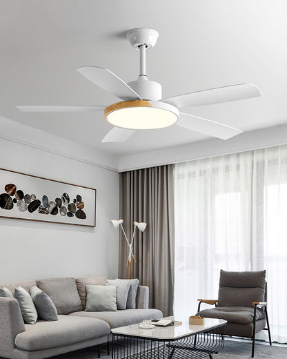 WOMO 5 Blade Modern Ceiling Fan Lamp - WM5250