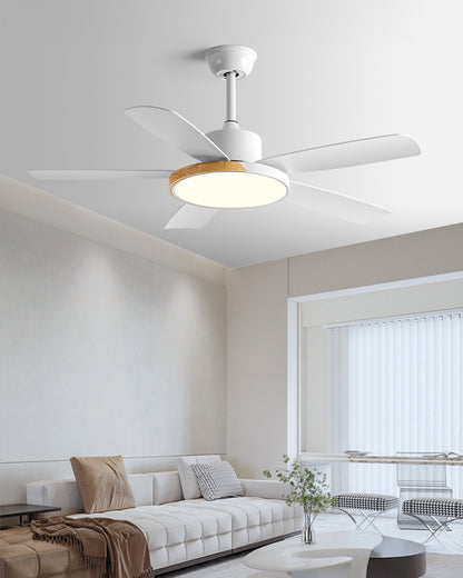 WOMO 5 Blade Modern Ceiling Fan Lamp - WM5250