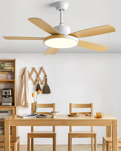 WOMO 5 Blade Modern Ceiling Fan Lamp - WM5250