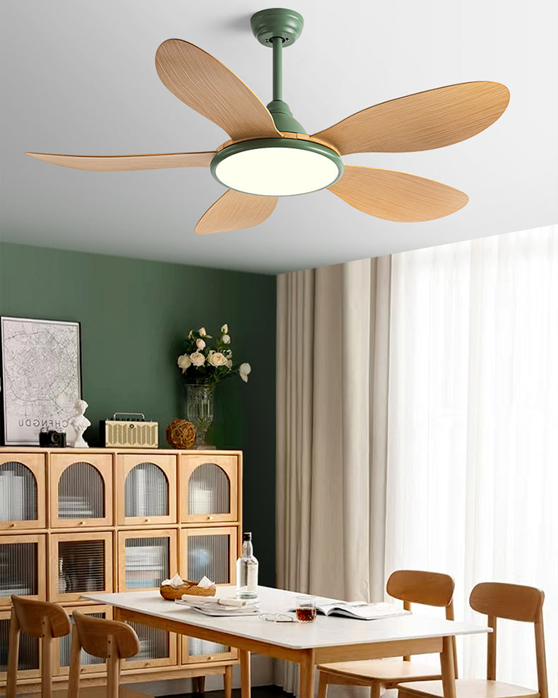 WOMO 5 Blade Modern Ceiling Fan Lamp - WM5252