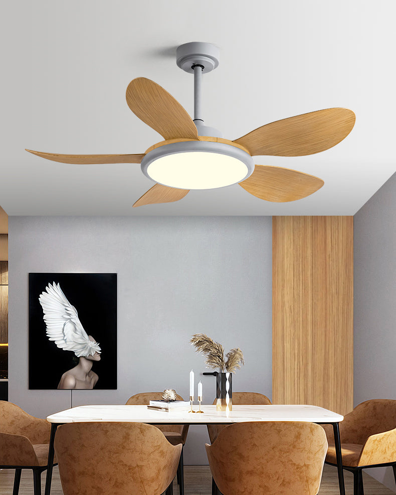 WOMO 5 Blade Modern Ceiling Fan Lamp - WM5252