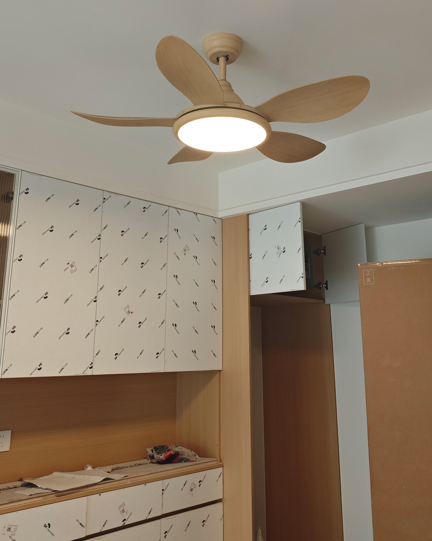 WOMO 5 Blade Modern Ceiling Fan Lamp - WM5252