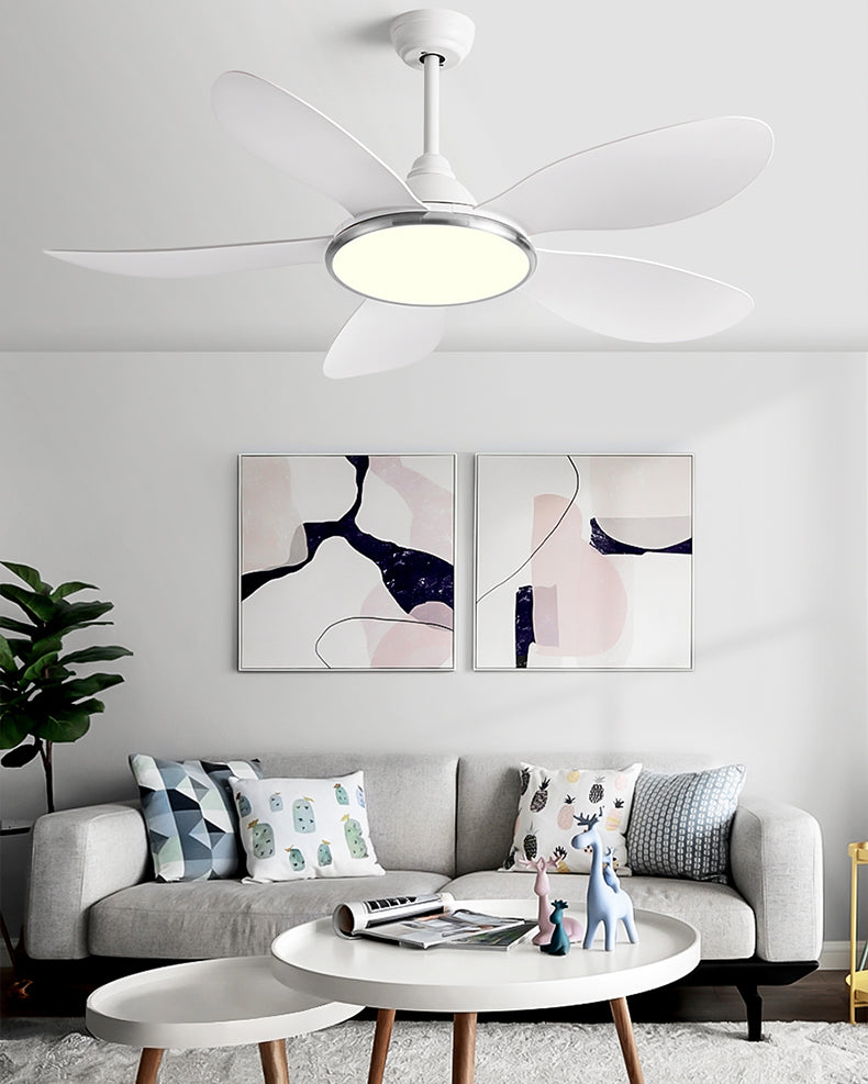 WOMO 5 Blade Modern Ceiling Fan Lamp - WM5252