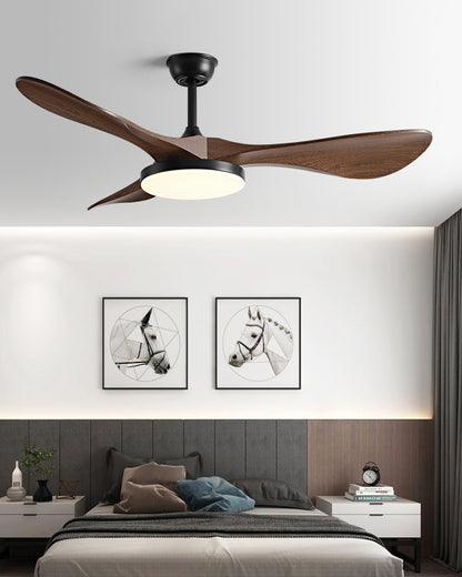WOMO Modern Ceiling Fan With Bright Light - WM5256