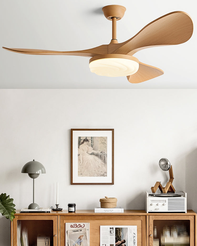 WOMO Moderner Deckenventilator mit hellem Licht - WM5256