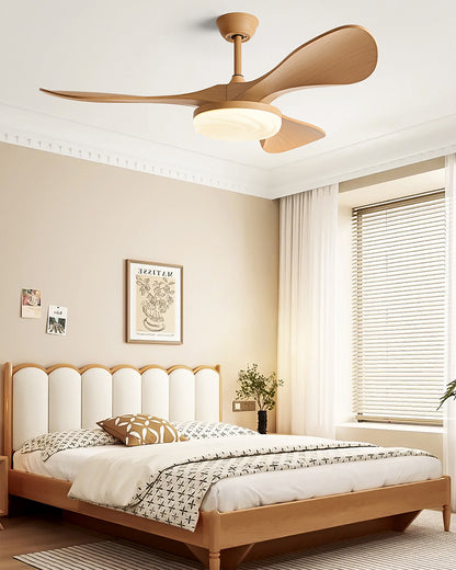 WOMO Modern Ceiling Fan With Bright Light - WM5256