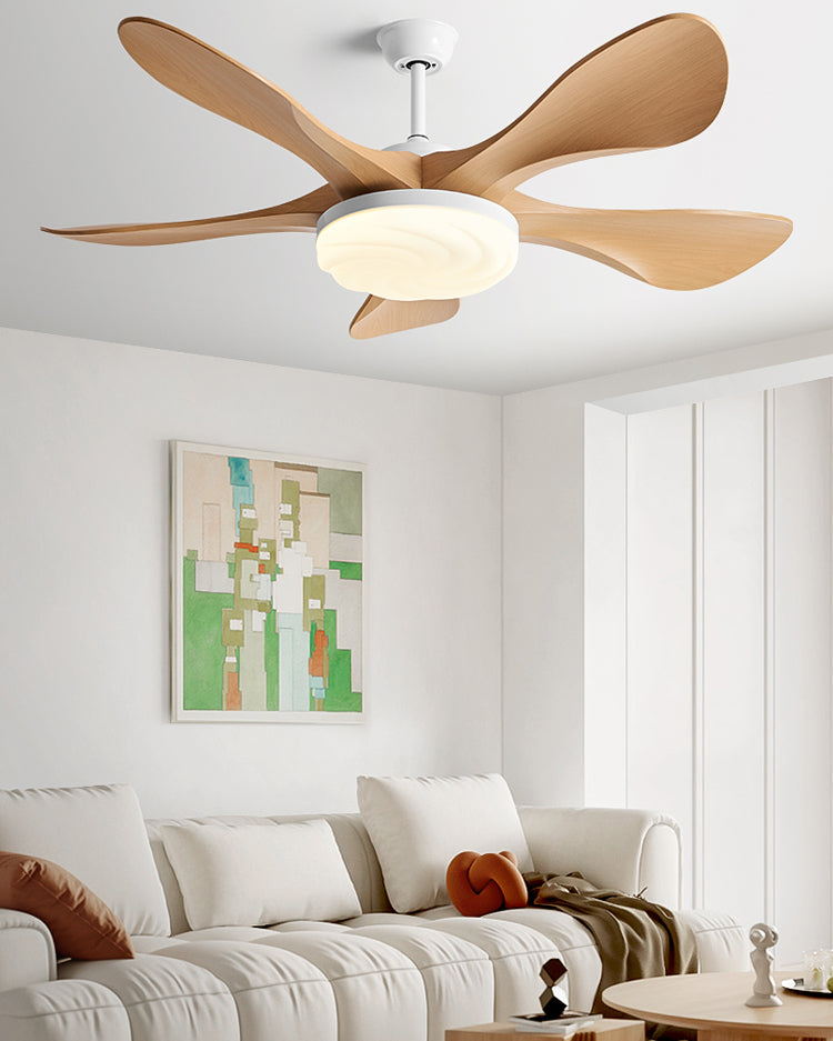 WOMO Moderner Deckenventilator mit hellem Licht - WM5256