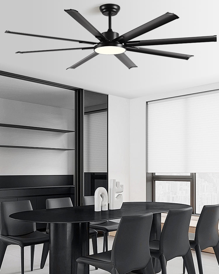 WOMO 8 Blade Big Ceiling Fan Lamp - WM5257