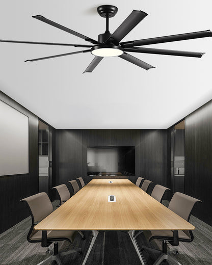 WOMO 8 Blade Big Ceiling Fan Lamp - WM5257