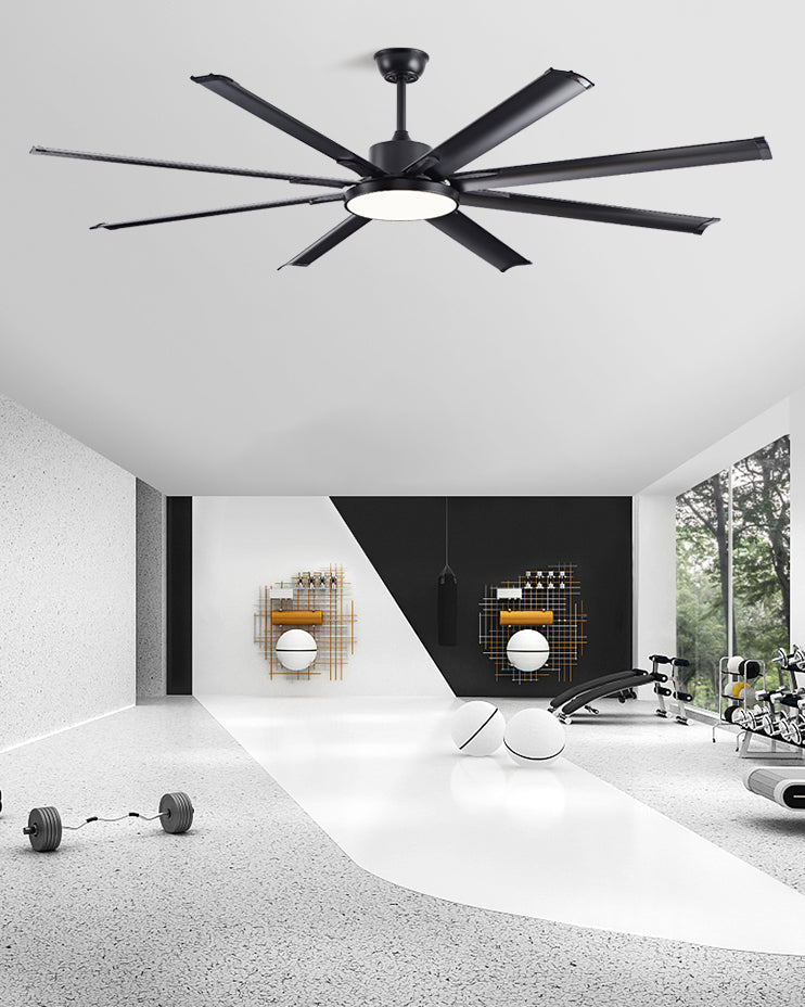 WOMO 8 Blade Big Ceiling Fan Lamp - WM5257