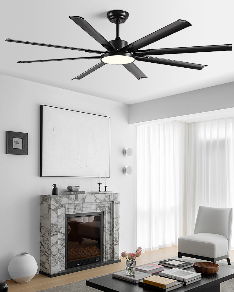 WOMO 8 Blade Big Ceiling Fan Lamp - WM5257