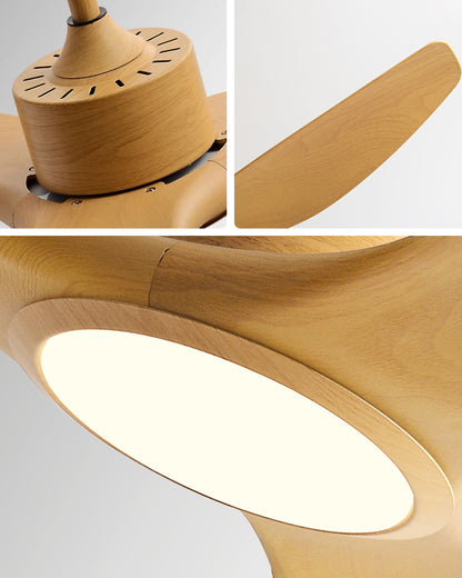 WOMO 3 Blade Modern Ceiling Fan Lamp - WM5262