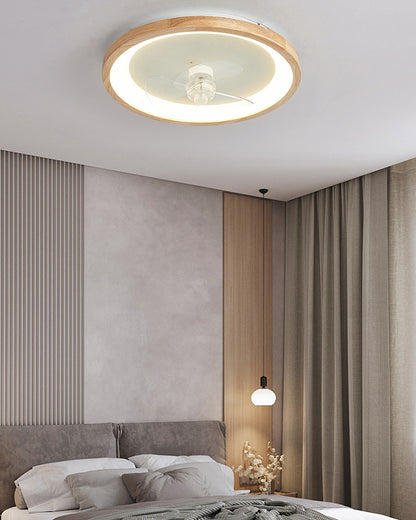 WOMO Low Profile Ceiling Fan With Bright Light- WM5266