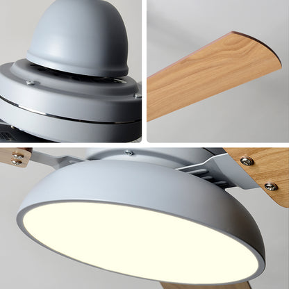 WOMO 3 Wood Blade Ceiling Fan Lamp - WM5269