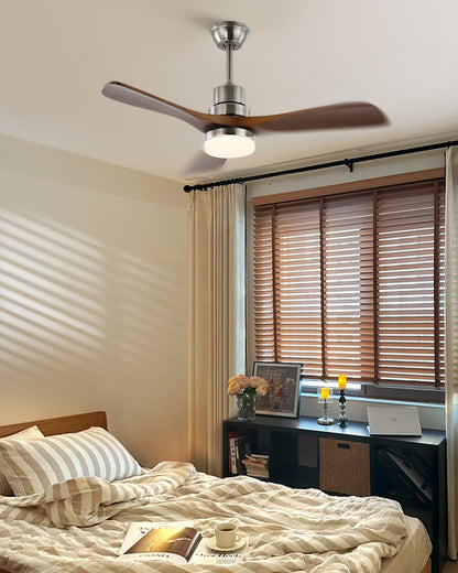 WOMO Mid Century Modern Ceiling Fan Lamp - WM5276