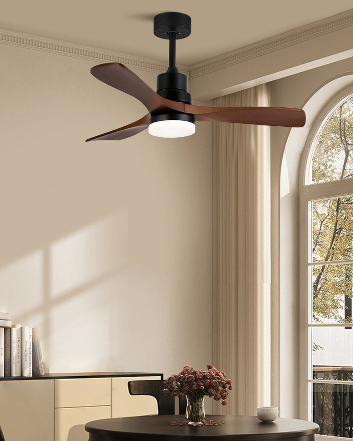WOMO Mid Century Modern Ceiling Fan Lamp - WM5277