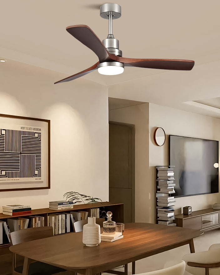 WOMO Mid Century Modern Ceiling Fan Lamp - WM5277
