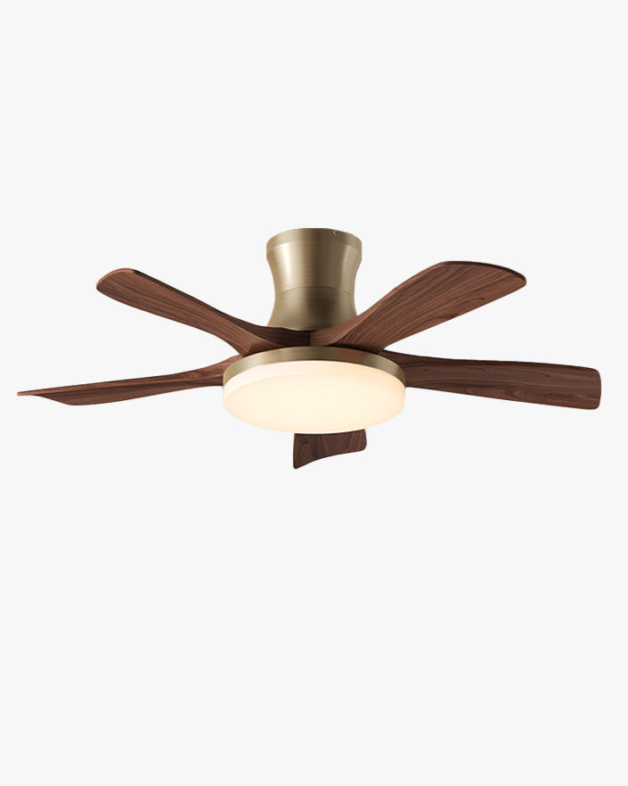 WOMO Mid Century Modern Ceiling Fan Lamp - WM5280