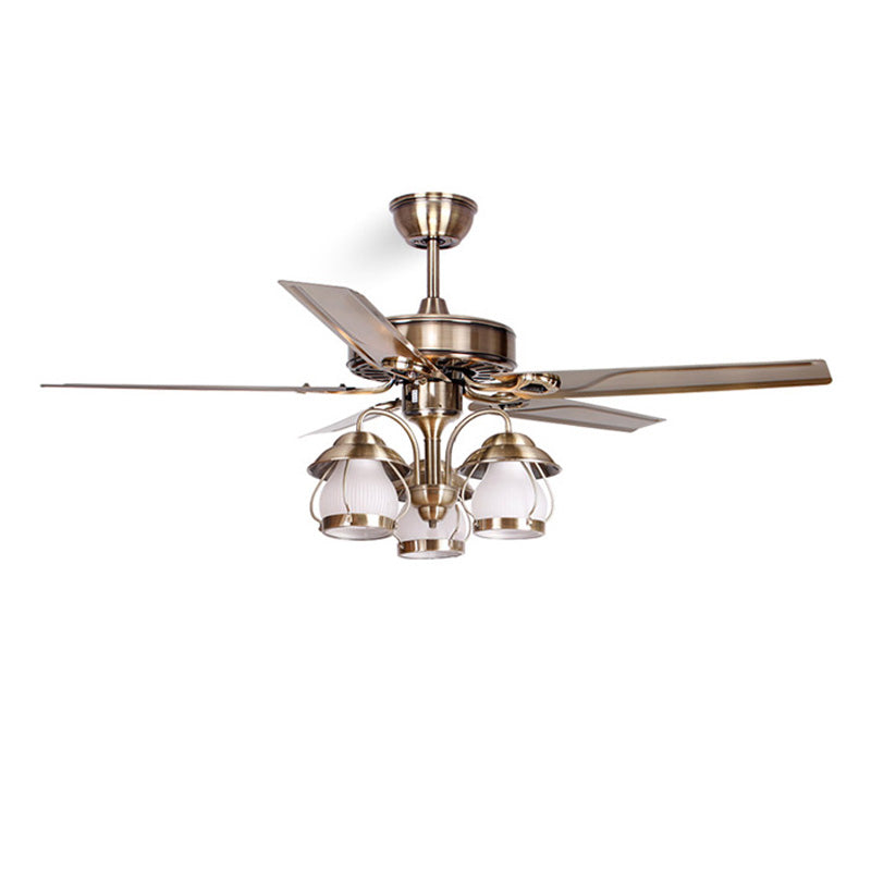 WOMO 52 Vintage Deckenventilator Kronleuchter-WM5031
